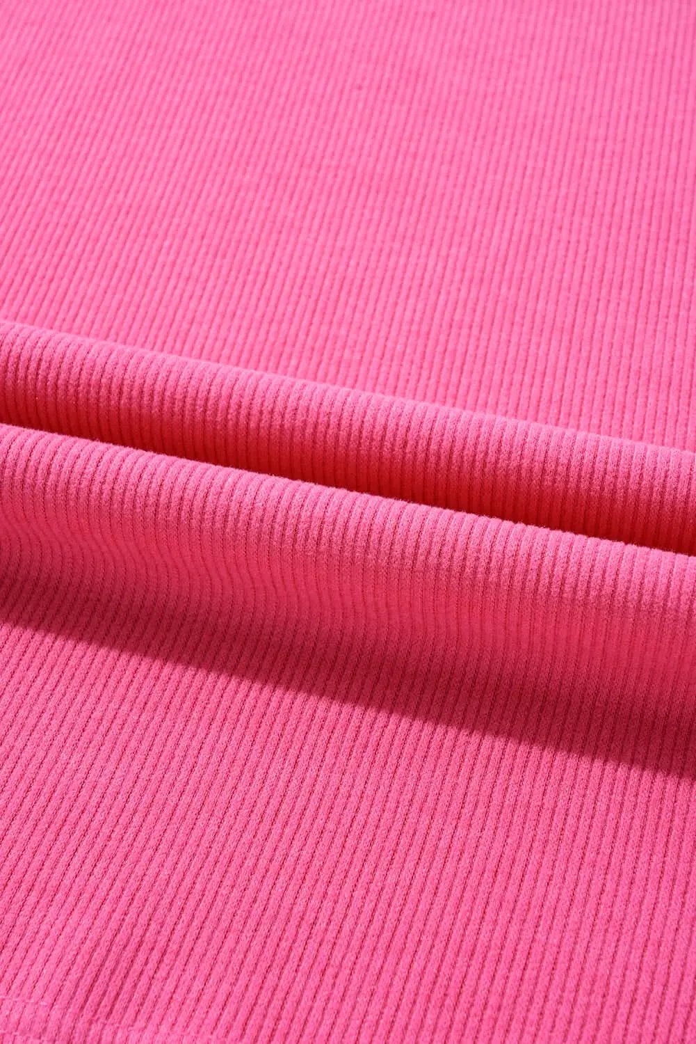 Bright pink plus-size floral top - Love Salve